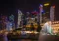 Night Singapore Royalty Free Stock Photo
